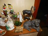 Murano Glass Clowns.
Cast Iron Dogs have sold