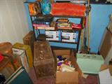 Vintage Crates.Rugs,Singer Sewing Machine..etc