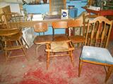 Various Selection Vintage Chairs