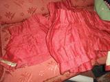 6 Red/Gold Valances Freshly Cleaned 3/3/46!
Aragon Cleaners,for Bark Cloth Drapes?