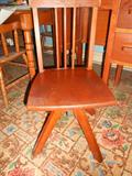 1940's Solid Wood Swivel Child's Desk Chair
George Nakashima