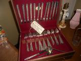 Wm.Rogers Love/Precious "rare" 1971 12 piece flatware
with Service/Chest