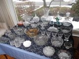 Many Selections Depression,Cut,Pressed,Crystal Glass
