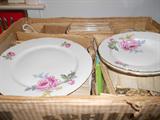 Fine Bohemian China.Czech.Found in Box.Counted 8 piece place
setting.Assuming there is Service Pieces.
Pattern Pink Roses