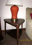 Mersman mid century danish modern triangle side table
