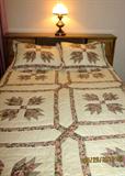 Kent Coffey "The Barnsley" full size bed; headboard has storage
