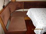 Kitchen Nook, Wood with Velour seats and backs