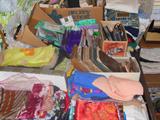 Filled to the BRIM! Scarves, 50's Scarves, Wallets, Gloves,
Hair Rollers, Clips, Pictures, Frames..etc.etc