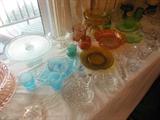 Depression glass & etched glass