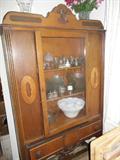 Mahogany China Cabinet/With Drawers