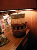 Wooden Barrel Lamp
