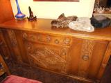 GORGEOUS!!! Late 1800's Solid Oak, Hand Made,Hand Carved
Sideboard!
