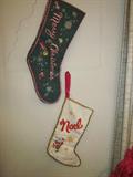 1950's Christmas stockings