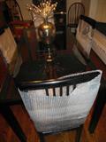 Black Metal NEW.Glass Top Table with Four Black Metal Chairs
From Corner of Habitat