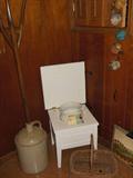 Vintage Potty with Dresden Chamber Pot