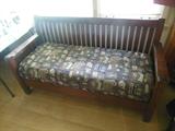Mission Sofa with Spring Seats.