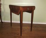 Small drop leaf table with drawer