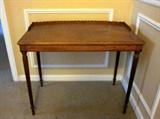 Small vintage table with double side pull-outs