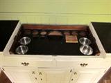 Vintage sideboard converted to bar