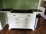 Vintage sideboard converted to bar