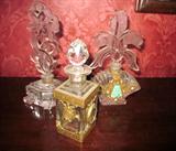 Antique perfume bottles