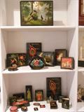 Russian Hand Painted Lacquer Boxes