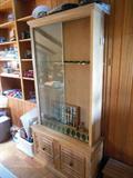 Rifle Cabinet (there are 2) SORRY ALL GUNS have been removed ,by client.