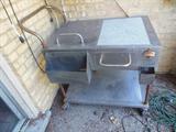 Stainless BBQ Cart.Has Granite Cutting Board,Drawers for Storage,