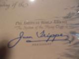 Pen Signed Clipper,Juan Trippe who was Howard Hughes Partner PAN AM AIRLINES