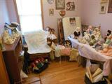 Room Filled with Ashton Drake,Knowles,Vintage Dolls/Beds.Clothes