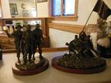 three servicemen by Frederick E.Hart, Raising the Flag Iwo Juma By Felix De Weldon 1990