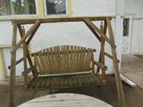Large Outdoor Wooden Swing