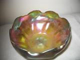 Fabrile Art Nouveau Bowl.
Signed L.C.T. Louis Comfort
Tiffany
