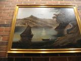 Folk Art, Moonlight on Lake,
Ida Dobyns