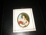 Ivory, hand painted picture