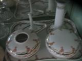 Austrian Porcelain Circa 1920's Boudoir Set made for Marshall Fields