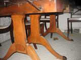 Drop leaf dining room table.With leaves.