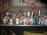 Many Many vintage beer cans.Used.