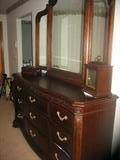 Bob Mackie Dresser with side folding mirror,beveled glass.Made by American Drew