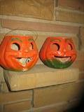 1920's Paper Maiche Pumpkins
