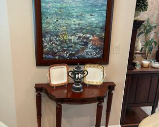Wonderful oil on canvas nautical art 