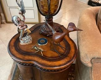 Many unusual pieces of art / figures. 