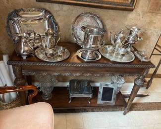 Selection of silver plate