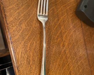 Chippendale sterling flatware set for 8 