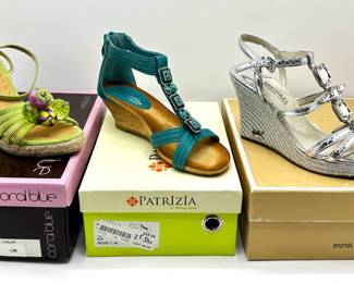 3 New Pairs Sandals: Michael Kors, Patrizia & Coral Lue, Size 7.5 To 8
Lot #: 65
