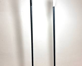 3 Modern LED Streamlined Floor Lamps With Many Settings, 1 New In Box, 1 New With Tags
Lot #: 128