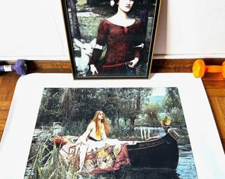 John William Waterhouses Reproductions: Framed The Lady Clare & The Lady Of ShalottUnframed Poster
Lot #: 88