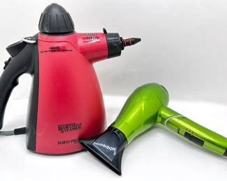 Euro Pro Steam Cleaner & Infinity Pro Conair Hair Dryer
Lot #: 125