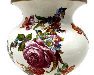 Mackenzie Childs Metal Vase
Lot #: 46