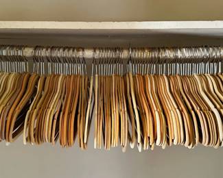 Over 100 Velvet Covered Hangers
Lot #: 180